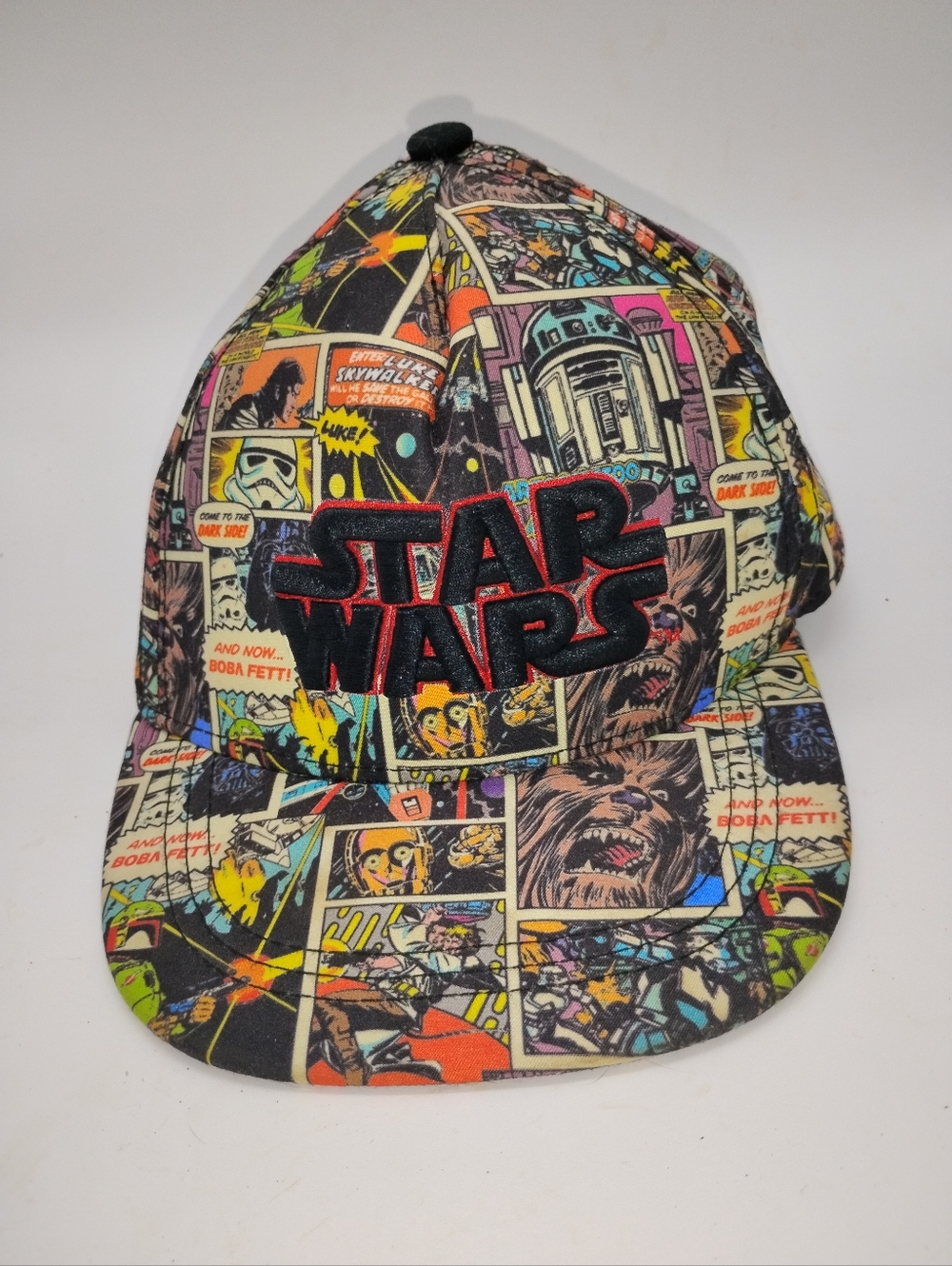 Star Wars Comic-Panel Kids Snapback Hat - Black, Red, Yellow, Green, Blue